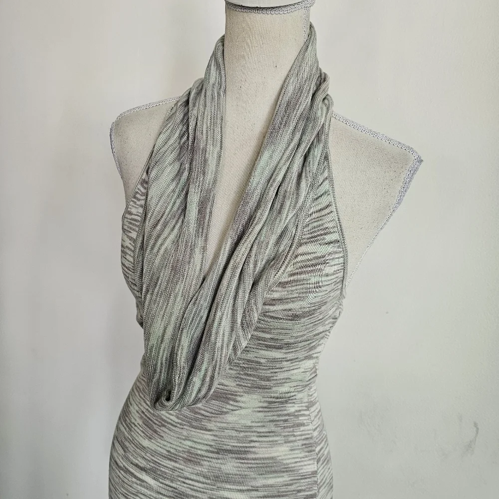 Marciano Cowl Neck Racerback Knit Dress
